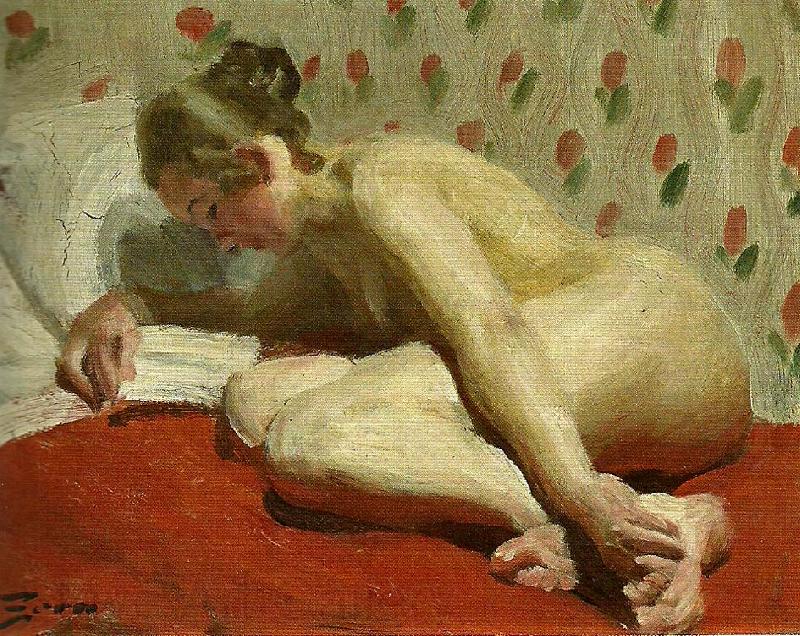 Anders Zorn nakna kvinnokroppen